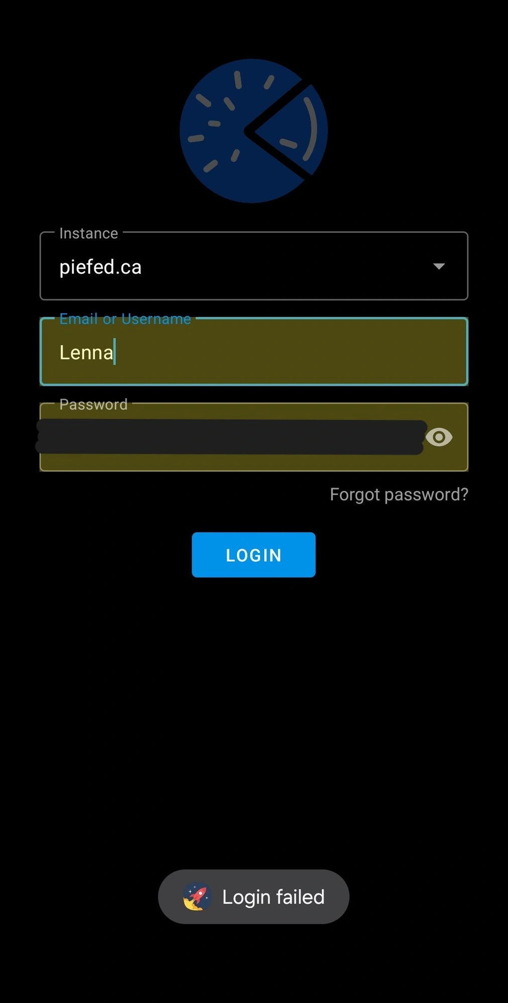 Unable to login to PieFed