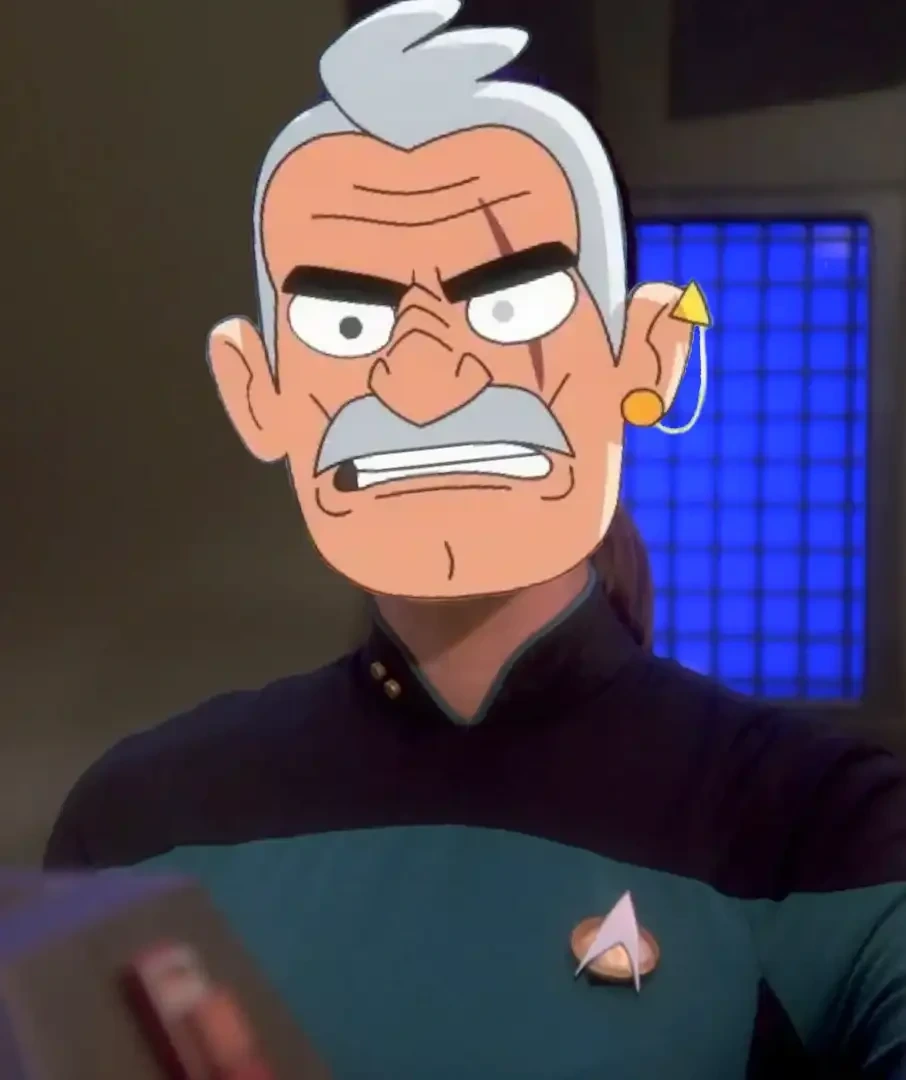 Jadzia Dax's body with Shax's head