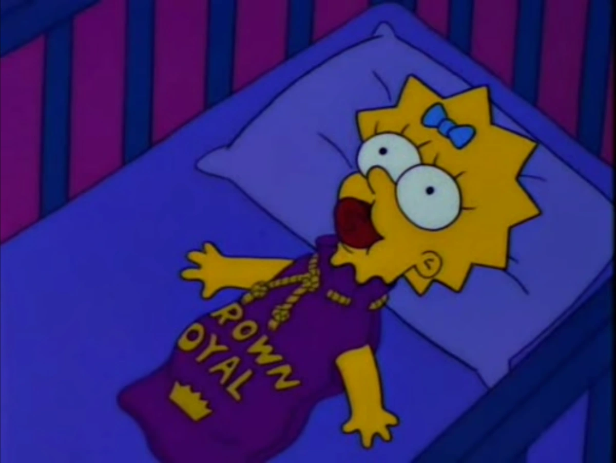 Maggie wearing a Crown Royal bag