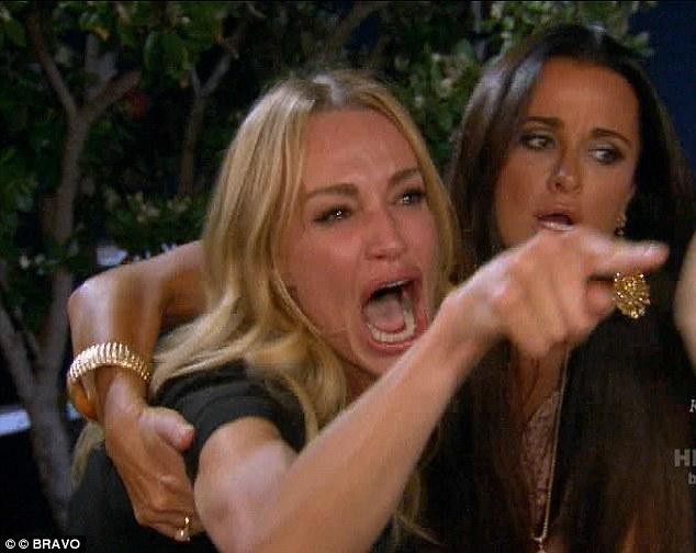 Taylor Armstrong yelling at cat meme