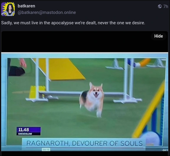 the apocalypse we want