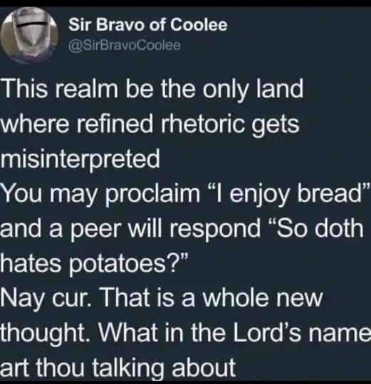 Verily, I shake mine head