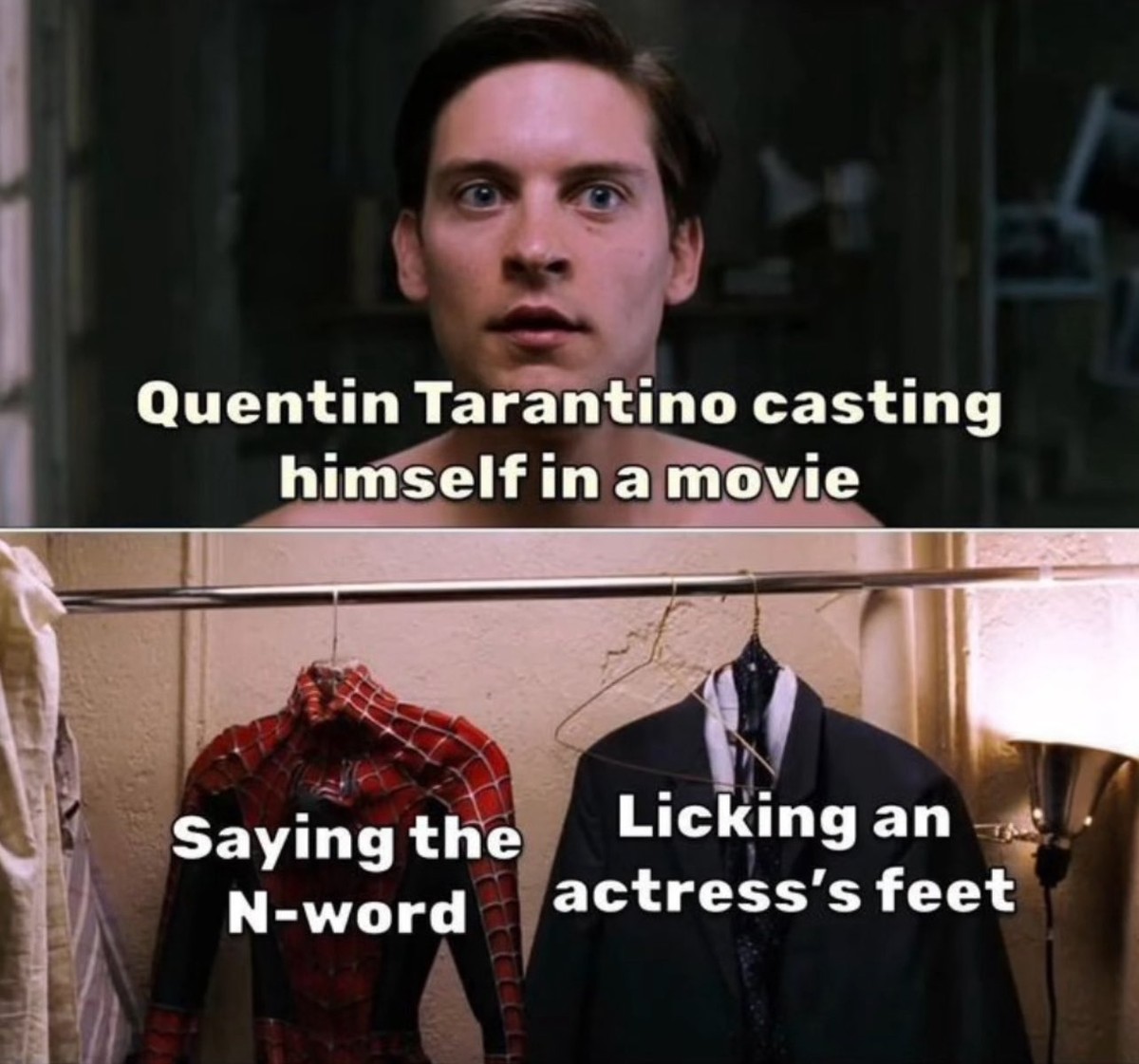 Tarantino knows what he likes, I guess.