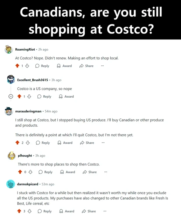 It's happening! The Canadian Costco cult is showing fractures! (