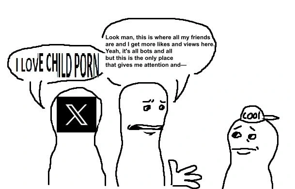 "...but i have 200 followers on twitter so I can't leave :/"